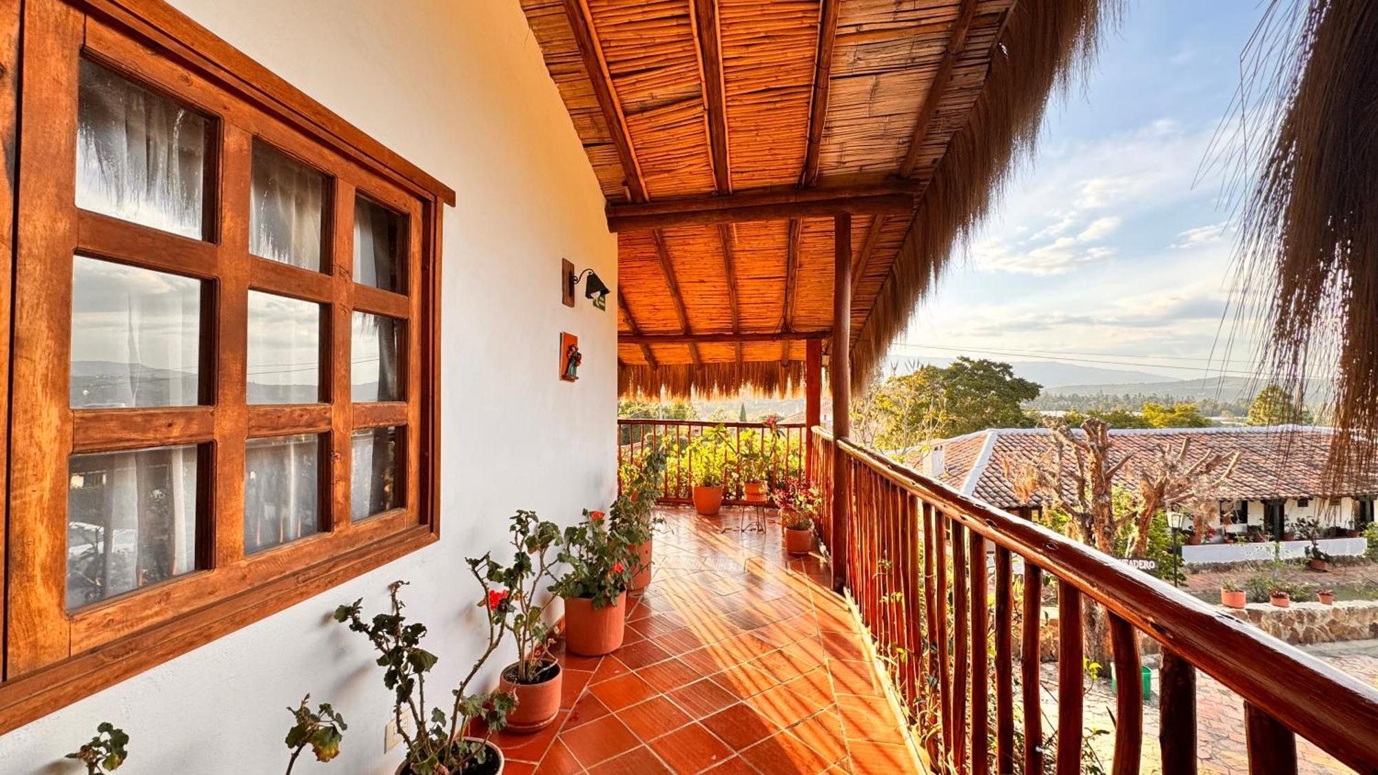 Posada Campestre La Casona ビージャ・デ・レイバ エクステリア 写真